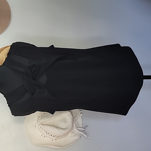 Cache Black Polyester Blend sleeveless  Top - Picture 1 of 8